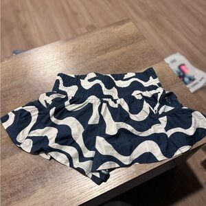 Free People | Get Your Flirt On Shorts Navy Swirl